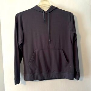 Men’s Free Fly lightweight bamboo fleece hoody, storm cloud, size Small